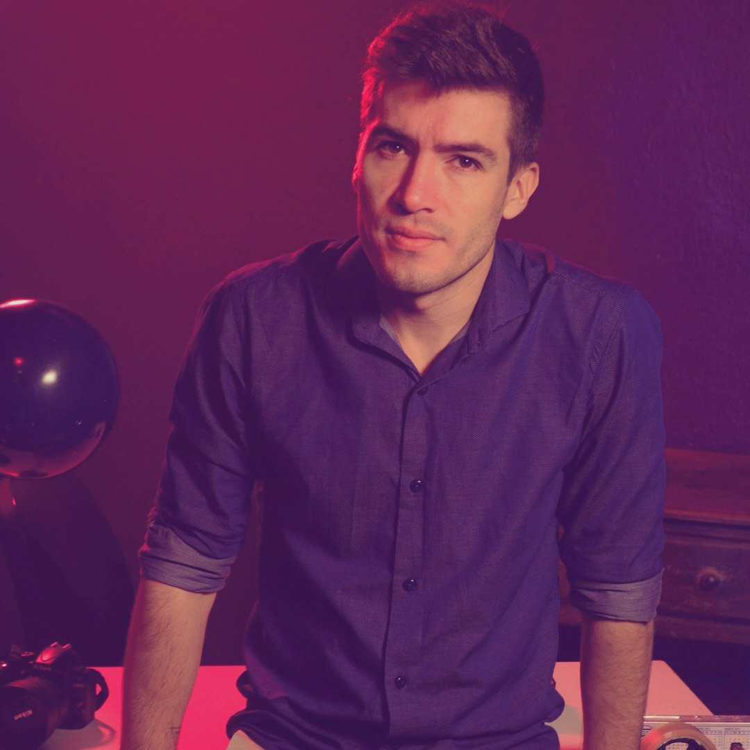 Croatian male journalist casual portrait