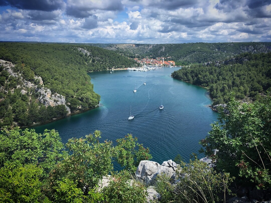 Green mountain landscape in Croatia