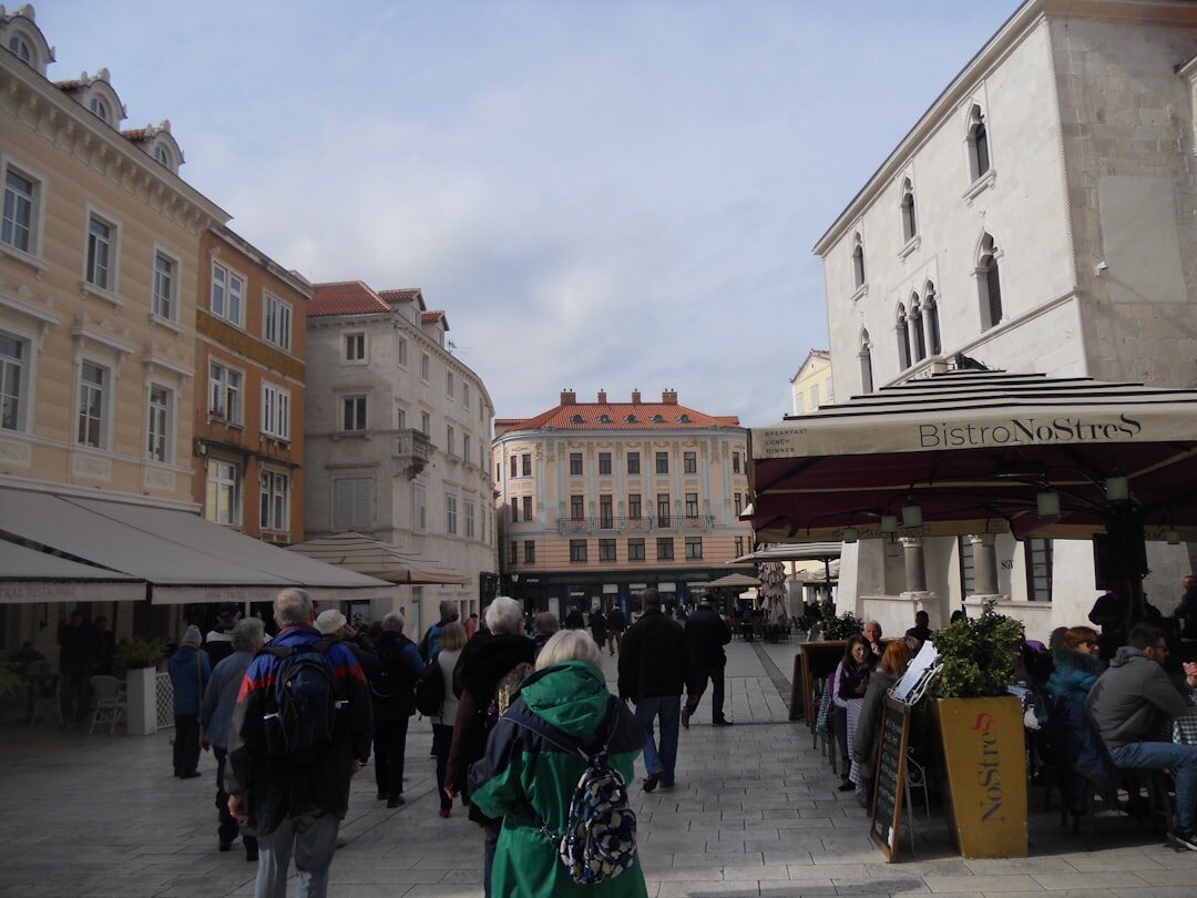 Local vegetable market stall in Croatia